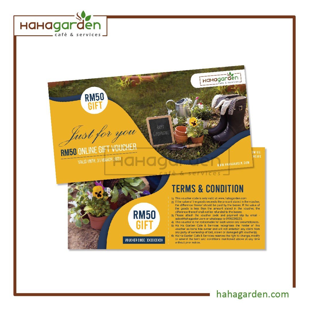 E Garden Gift Vouchers for...